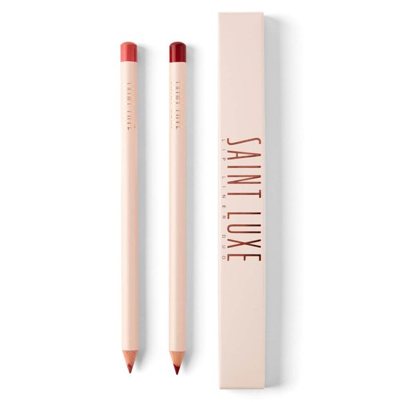 Saint Luxe Other - 2 Pack Set Saint Luxe Duo Lip Pencil Liner Red & Pink (CRUSH & CUPID) Makeup
